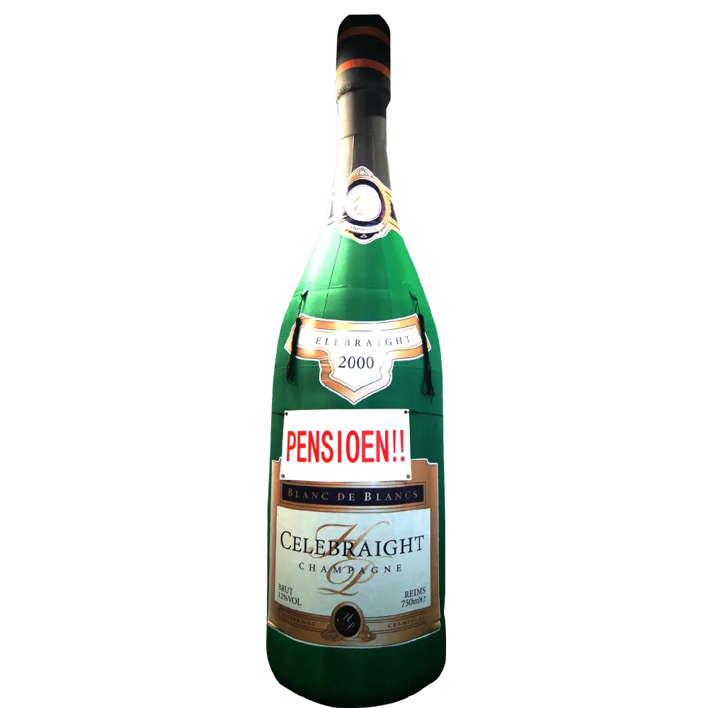 Opblaasfiguur voor pensioen
