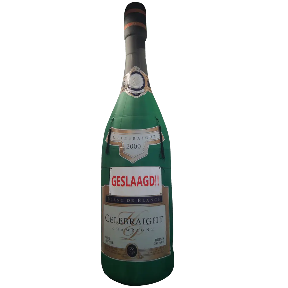 Opblaasfiguur voor geslaagd